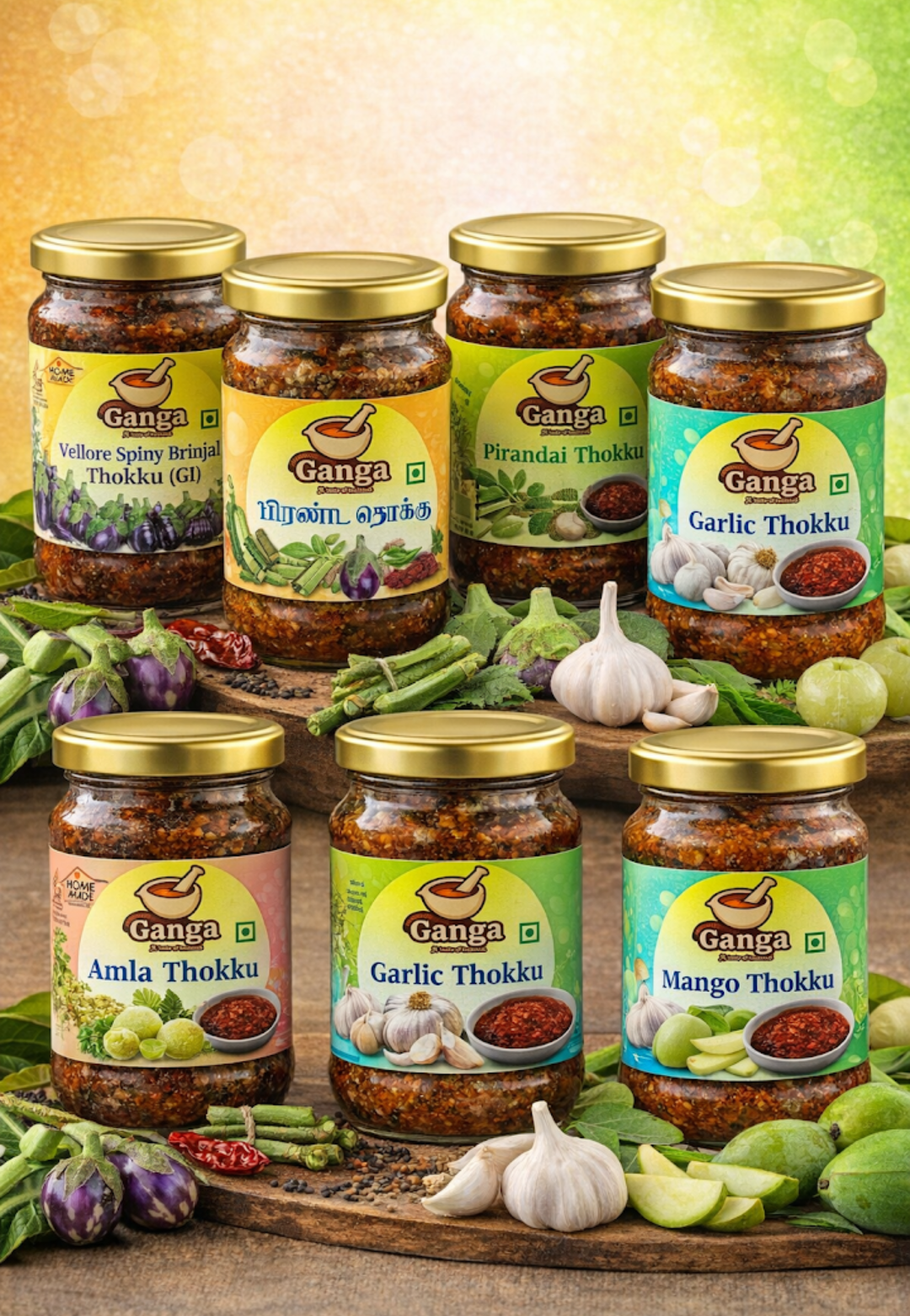 Ganga Thokku Product Range